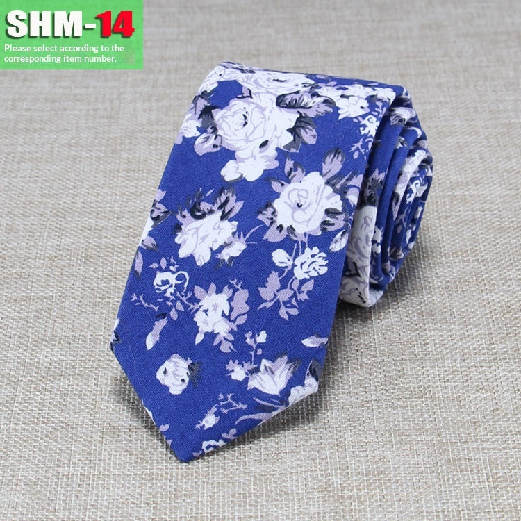 Narrow Casual Patterned Tie pour les hommes