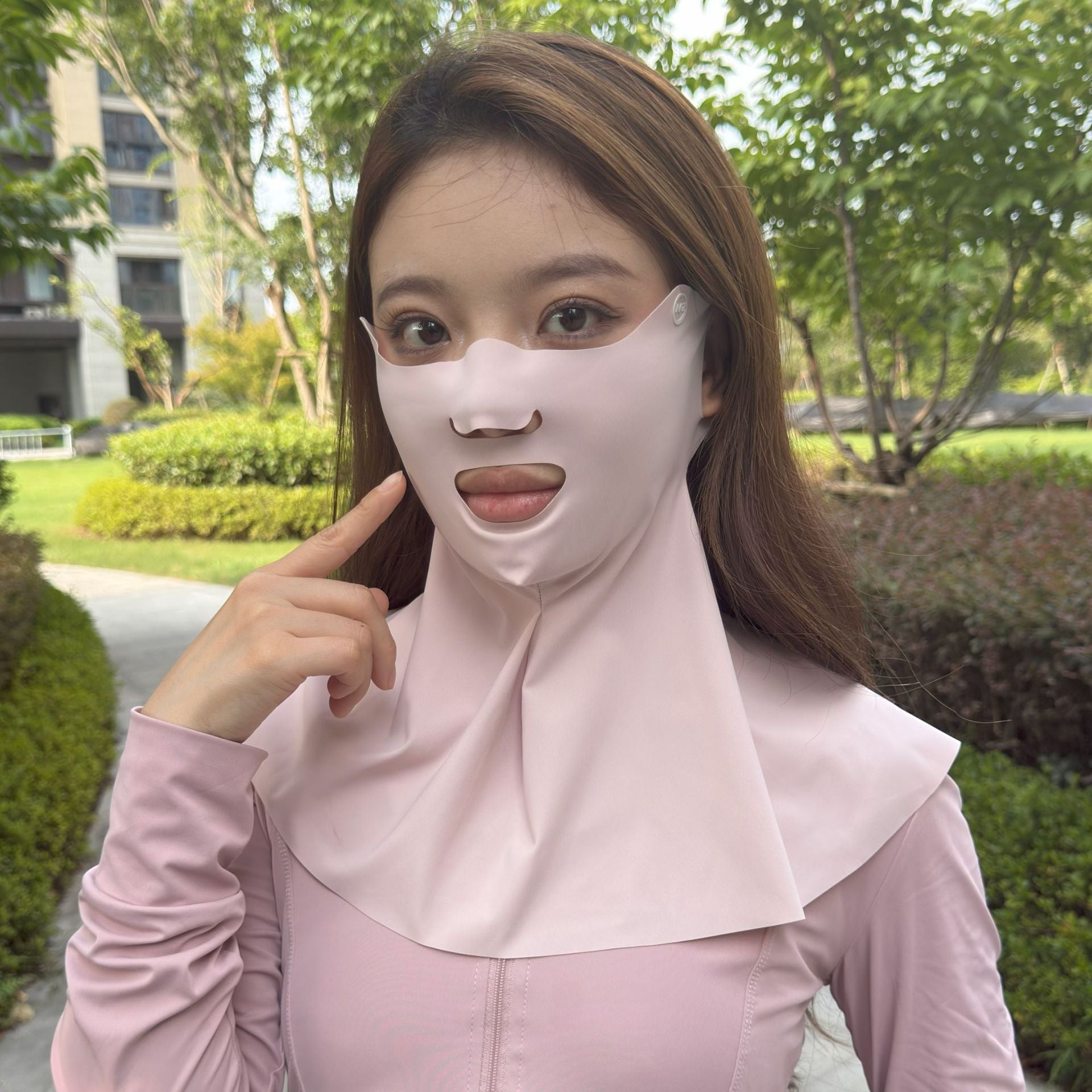 Masque visage protecteur du soleil pour les femmes Protection complète contre les UV