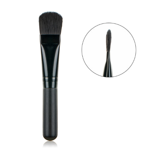 Poignée en bois Brosse de traitement du visage portable Outils de maquillage de beauté