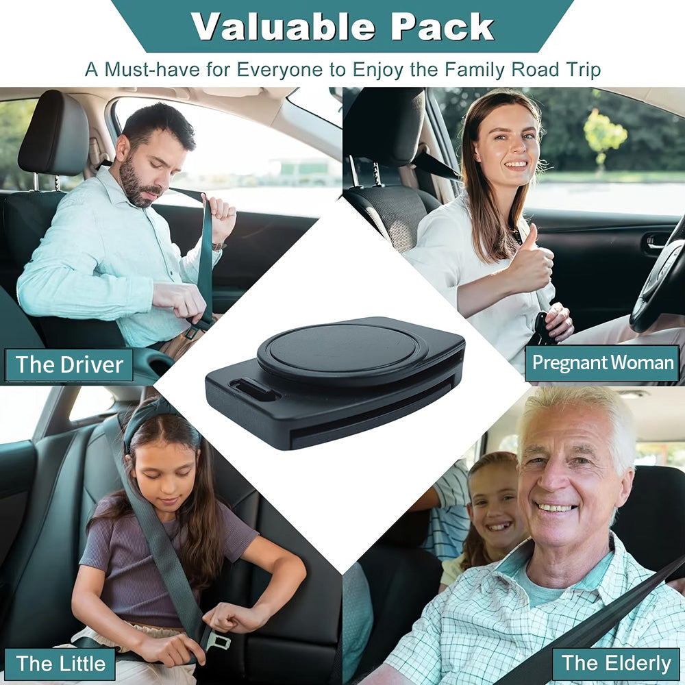 Ajusteur de ceinture de siège de voiture Serrure de collier de serrage Protecteur de clip Durable Confort Portable