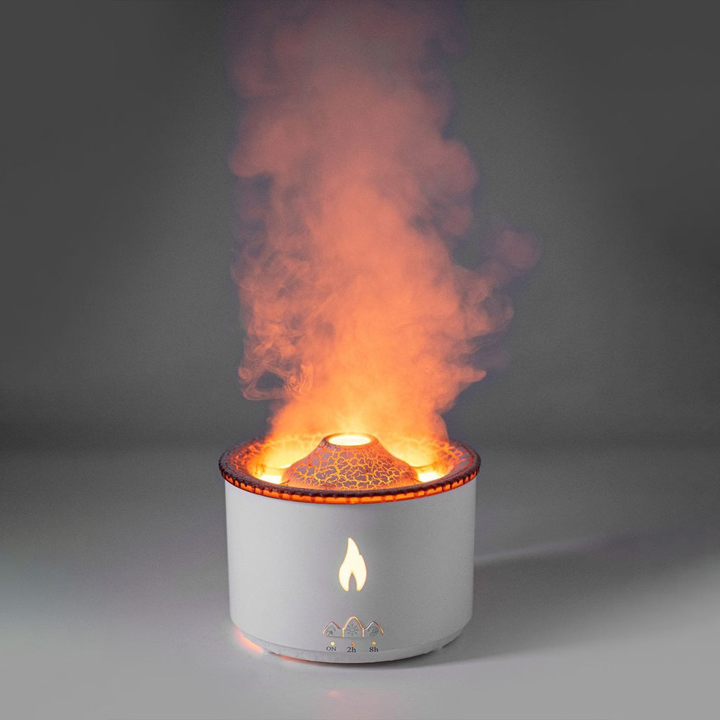 Huile essentielle à ultrasons créative Humidificateur Volcano Aromathérapie Spray machine Jellyfish