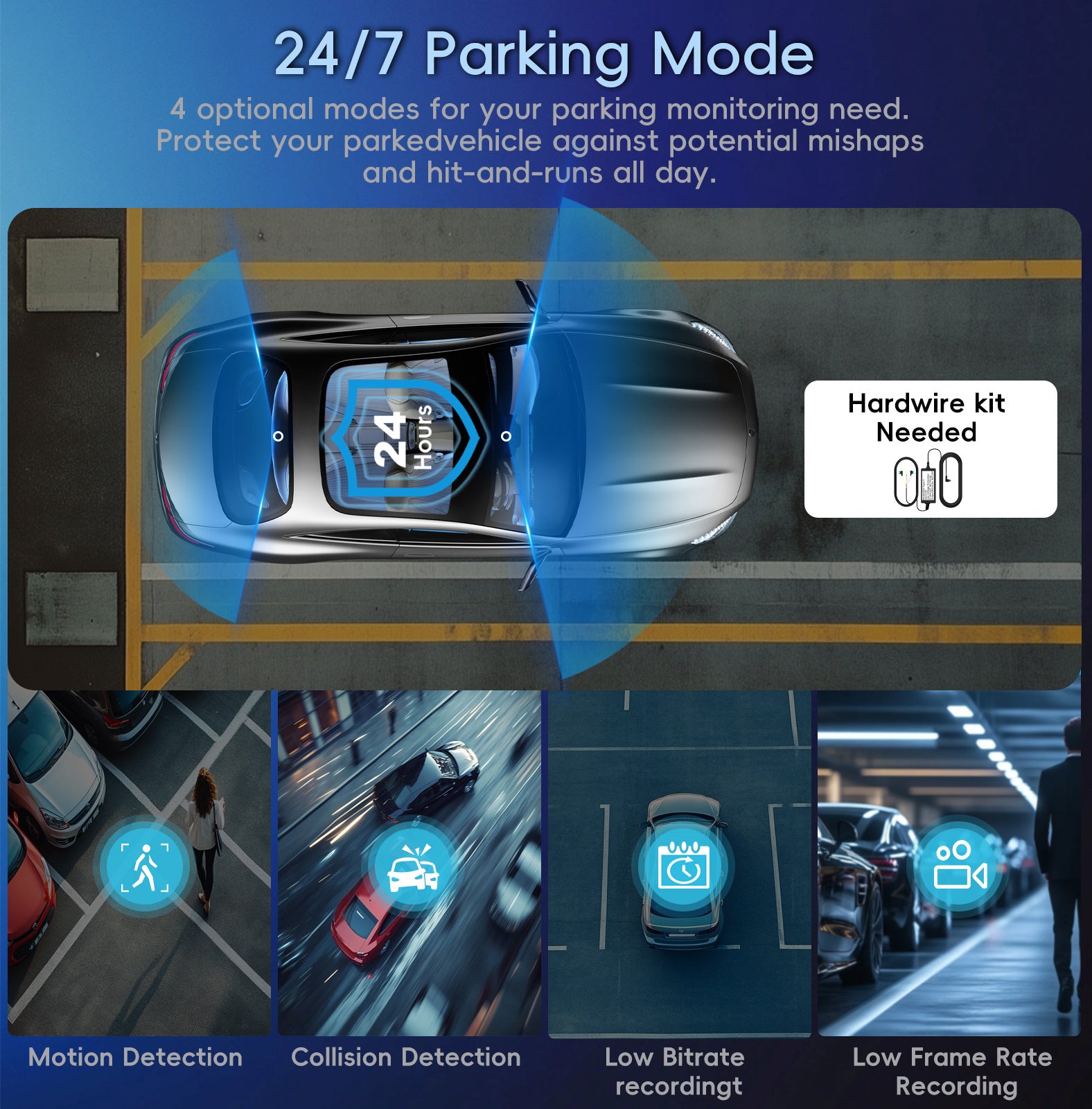 Dual-camera HD Night Vision Dash Cam