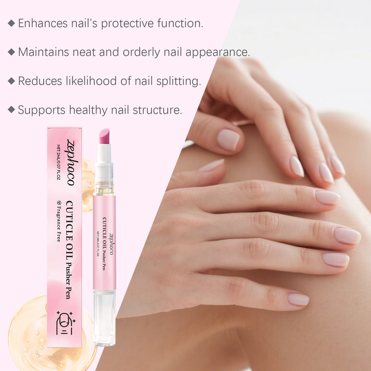 Stylo à huile de soin des ongles