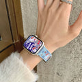Bracelet de montre denim de dessin animé pour Smartwatches Bracelet IWatch