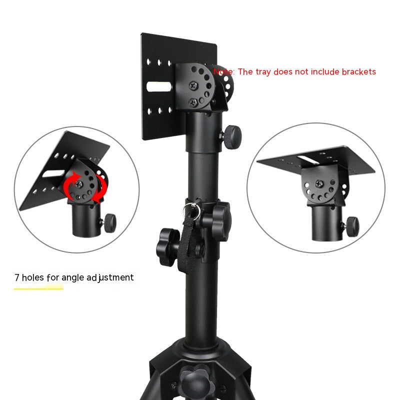 Projecteur Plaque de support Audio Épaisseur Complet en Fer Métal Tray Tripod Accessoires