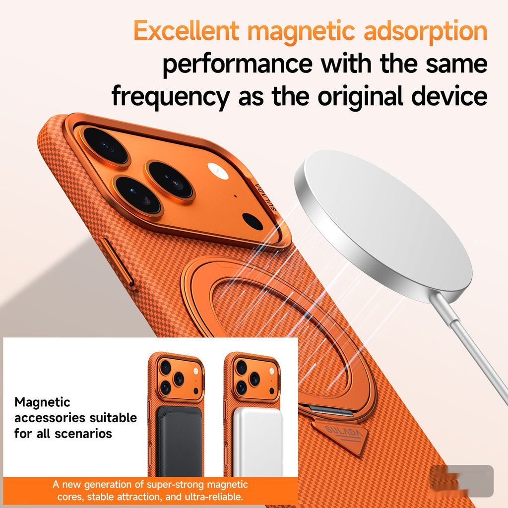 Boîtier de téléphone à grille magnétique pour matériaux PC
