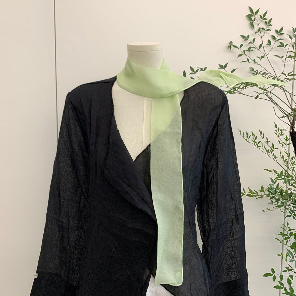 PrintempsSummer Écharpe courte en soie pour les femmes