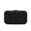 Sac de soirée fashionnable en strass carré pour banquets