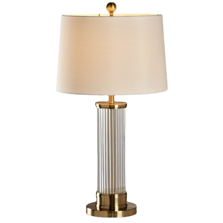 Creative American style Minimalist Designer Soft Furnishings Lampe de table de luxe légère