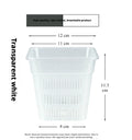 Plantation hydroponique panier transparent blanc-1
