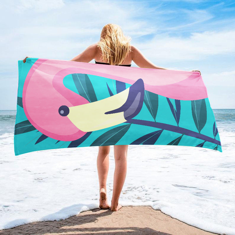 Serviette imprimée Seaside Vacation Beach Serviette de bain