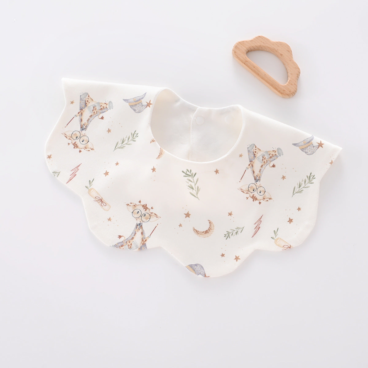 Bébé Bib Baby Pure Coton Imperméable Serviette Salive Nouveau-né