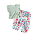 Pantalon imprimé Vest vert Vêtements pour enfants