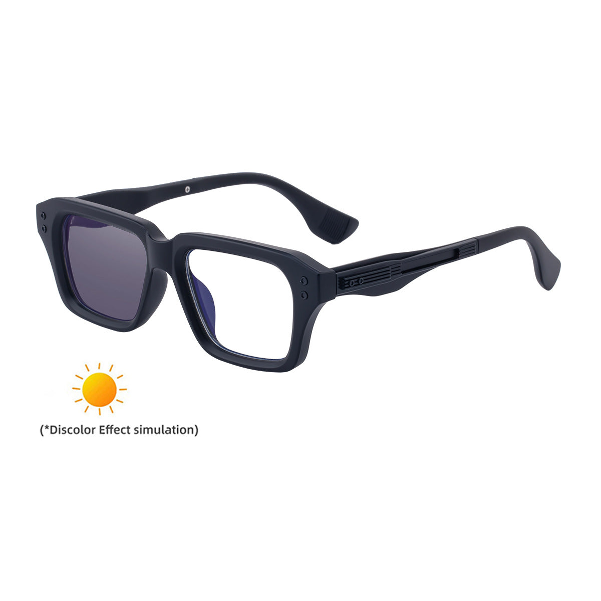 2026 Lunettes de soleil à cadre carré de mode pour hommes