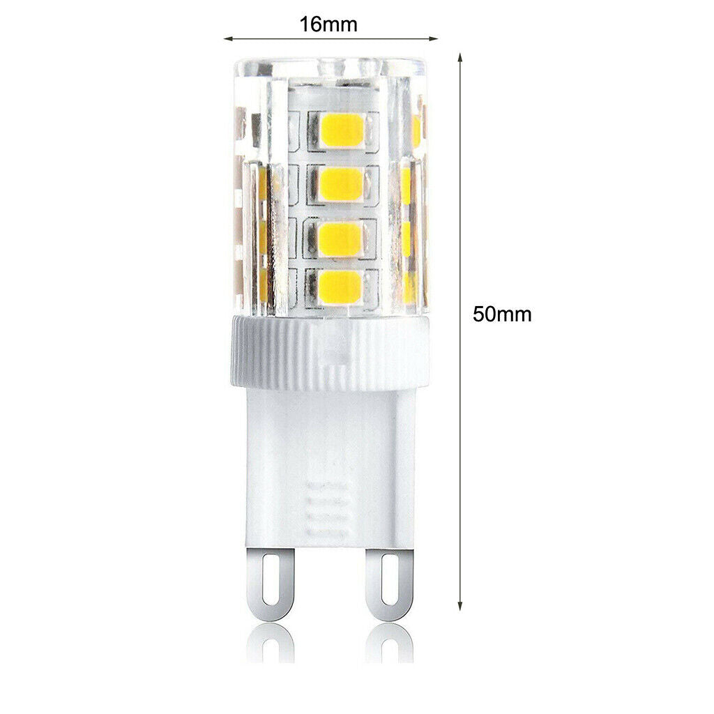10 X G9 LED BULB 5W COOL BLANC CAPSULE LAMP REPLACE 40W HALOGEN LIGHT BULBS 230V