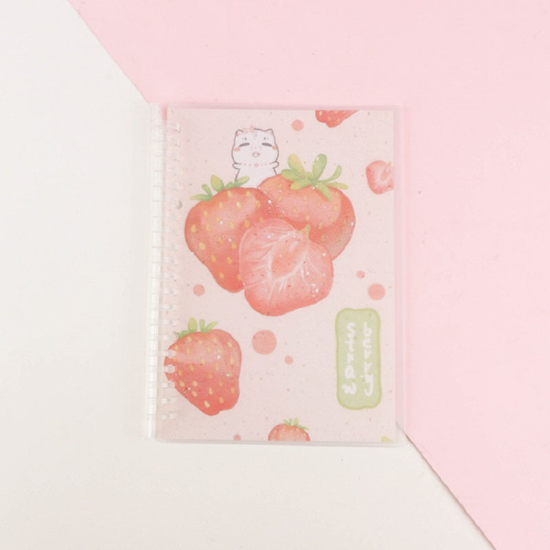 Ledger à main ensemble mignon feuille libre carnet pour les enfants étudiants