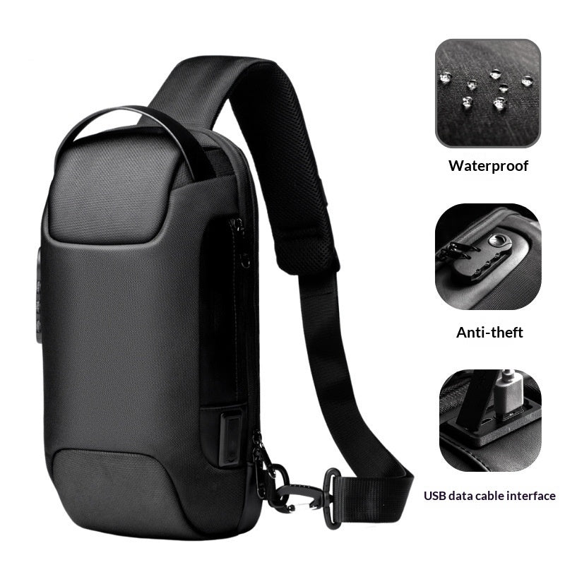 Sac à bandoulière d'extérieur étanche pour hommes