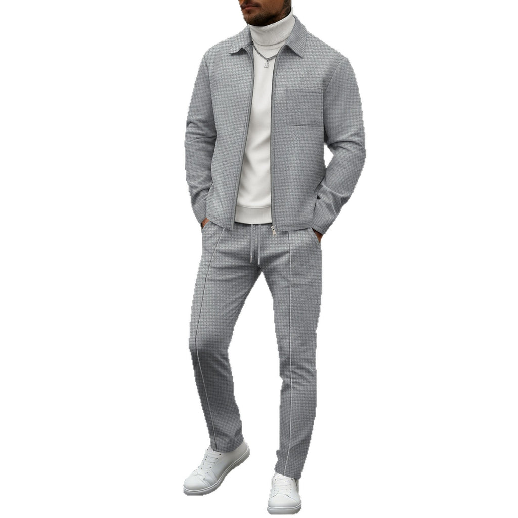 Veste et pantalons pour hommes Lapel Cardigan