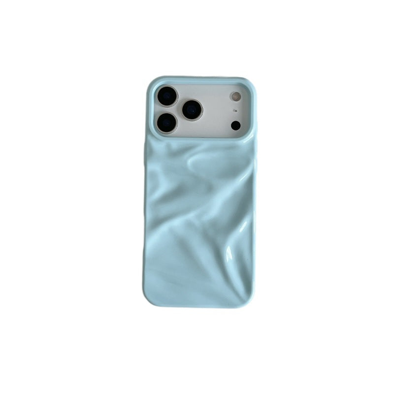 Solid Color Pleated Soft Shell