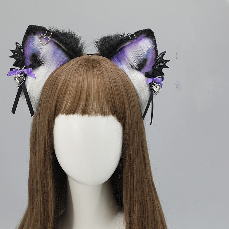 Bandeau Halloween Cent coiffures Accessoires capillaires pour filles japonaises Bandeau noir