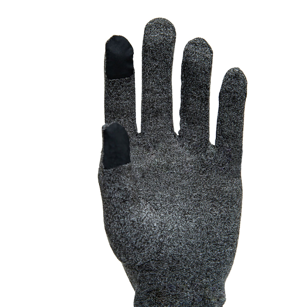 Gants de pression de santé à écran tactile gris