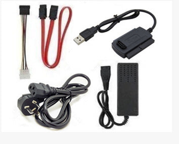 USB20àIDESATA Câble adaptateur à trois fonctions USB Pour IDE SATA