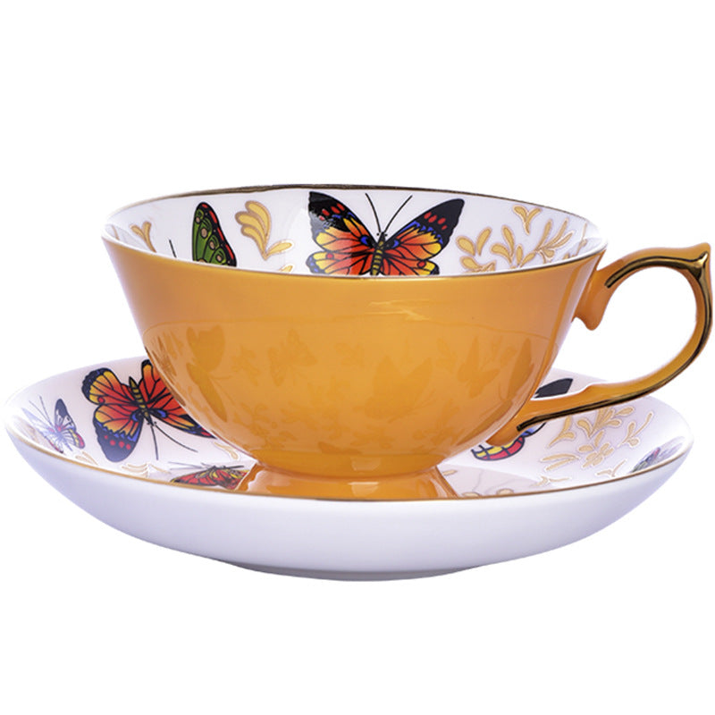 Coupe de café en céramique de luxe et Saucer