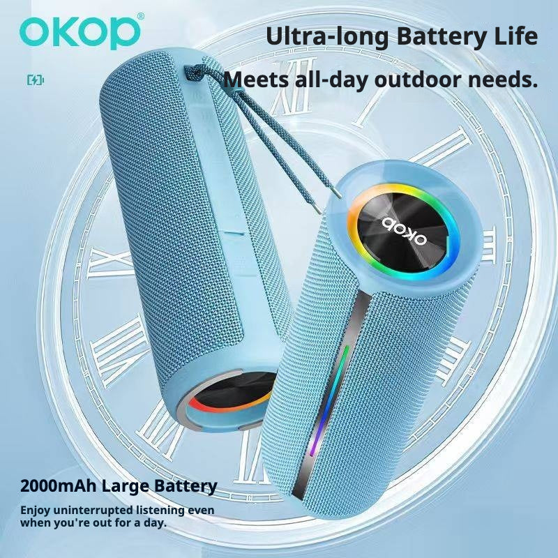 KP-817 Wireless Bluetooth Speaker Outdoor Waterproof Long Battery Life TWS Bureau simple