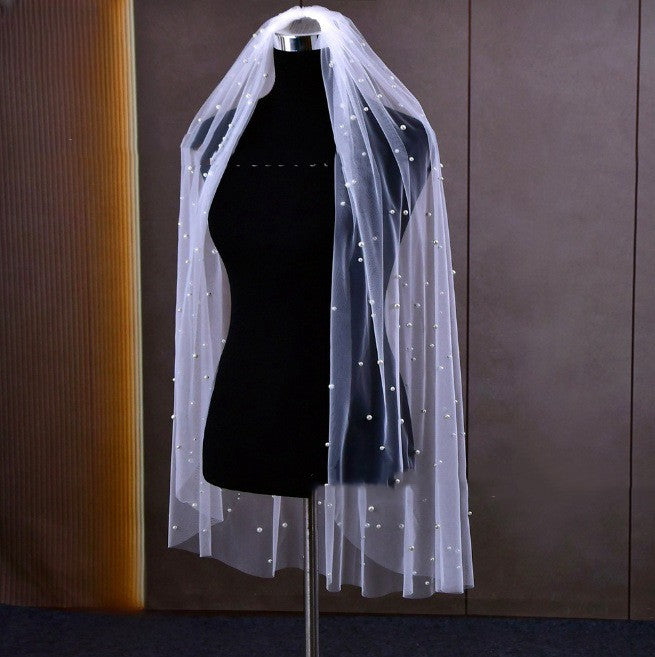 Perle Maridal Veil Mid-long Mode Haute Sensation
