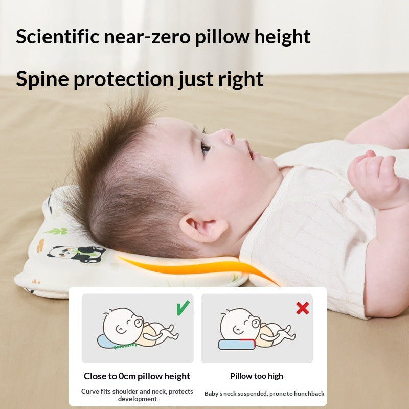 Oreiller en silicone pour prévenir la tête plate chez les bébés