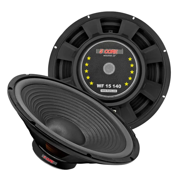 5 Core 15 pouces de remplacement du haut-parleur de guitare 450W 4 Ohm faible distorsion pour guitare électrique Am