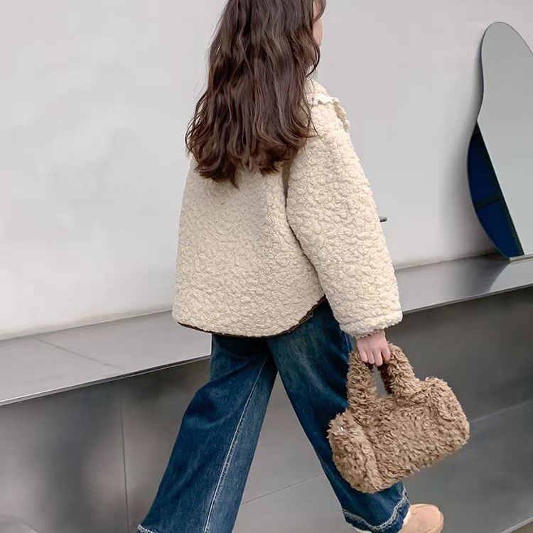 Élégant Lambswool Top pour les enfants filles Tisser des enfants plus âgés