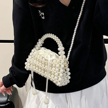 Sac perle pour sac à main Pearl de grande capacité Entièrement fait à la main