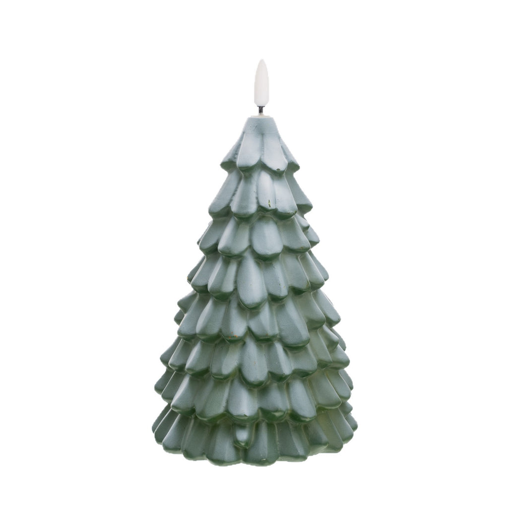 Vinyl Lumineux Arbre de Noël Bougie numérique Lumières Décorations de Noël Ornement de bureau