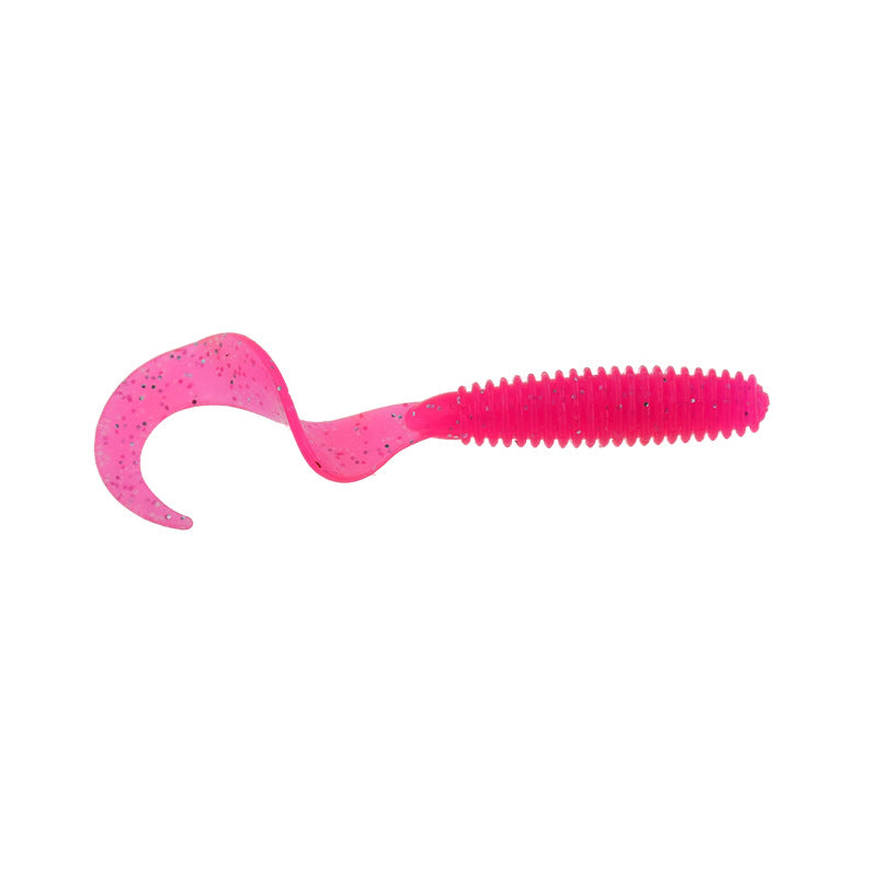 En plastique souple artificiel Isca Pesca Tail Protein Grub Lure Pêche Worm Moggot Grub Lure Ba