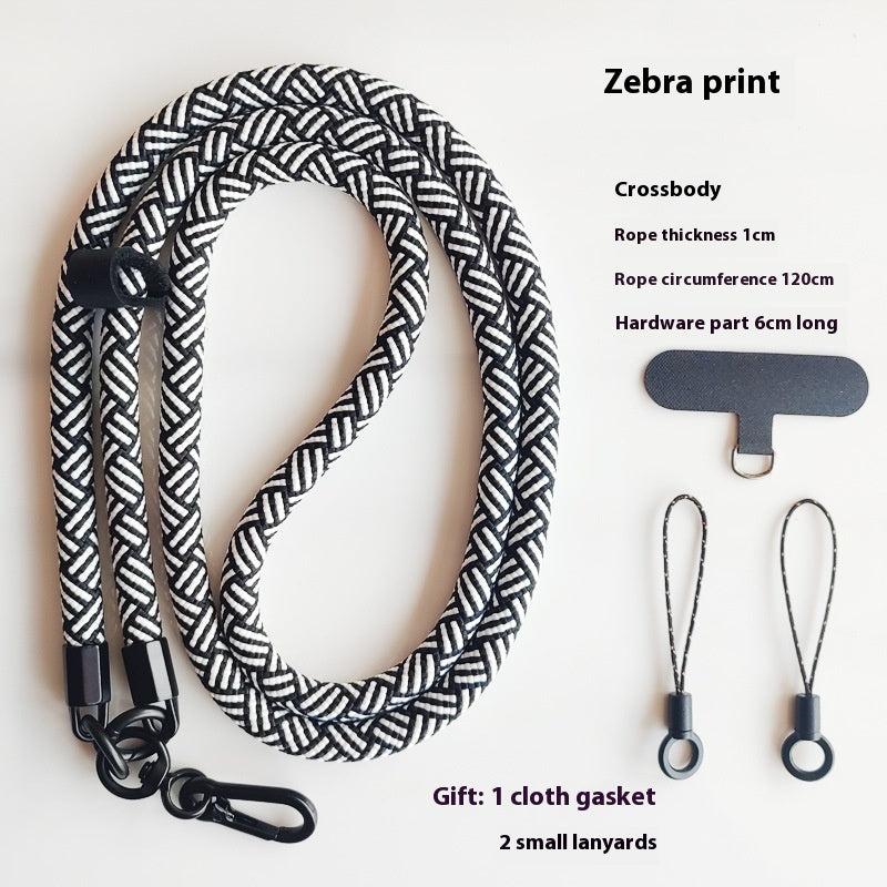 Mobile Téléphone Lanyard Crossbody peut dos Anti-perte corde Sling résistant à la chute