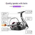 Metal spinning reel fishing wheel