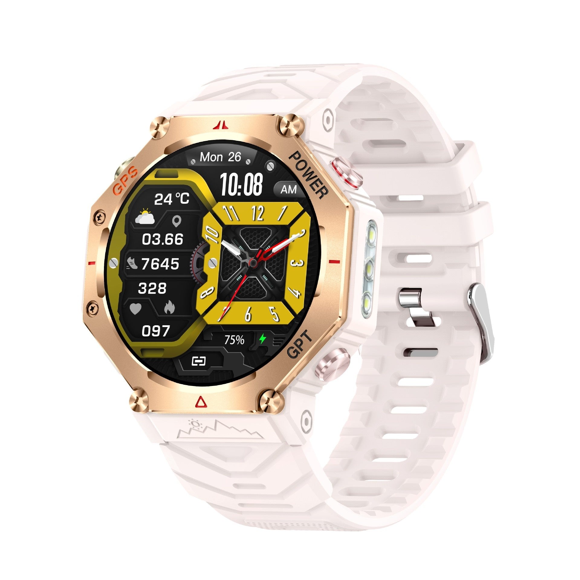 Smart Watch pour hommes Bluetooth appel GPS Sports de plein air main