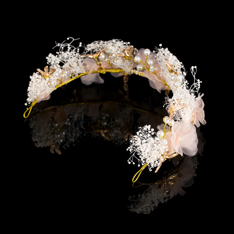 Fils de soie Gypsophila Tête de mariée