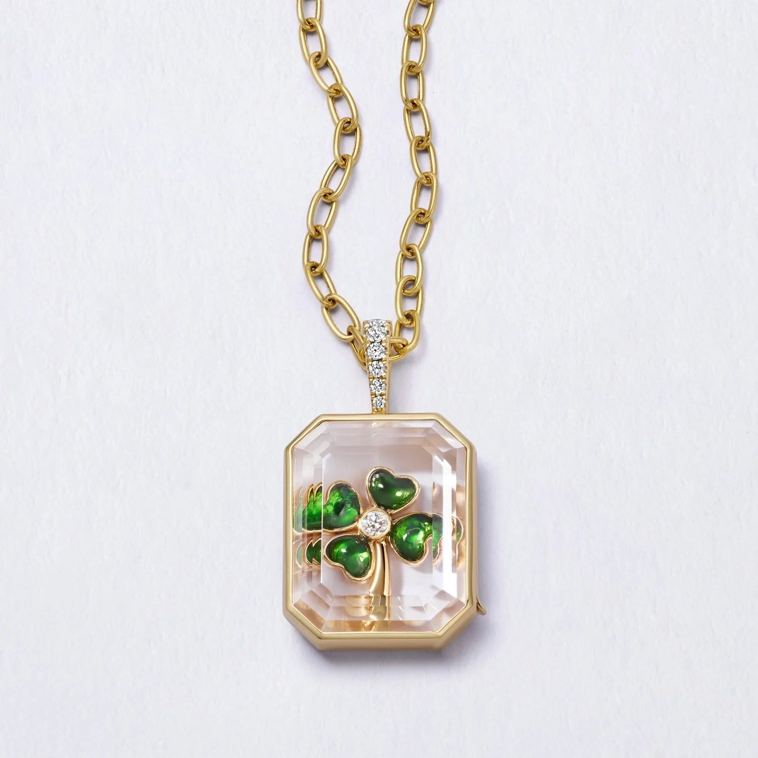 Collier d'ouverture de verre Bricolage Pendentif Accessoires