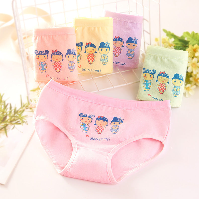 Sous-vêtements pour enfants Filles Pure Cotton Boxer