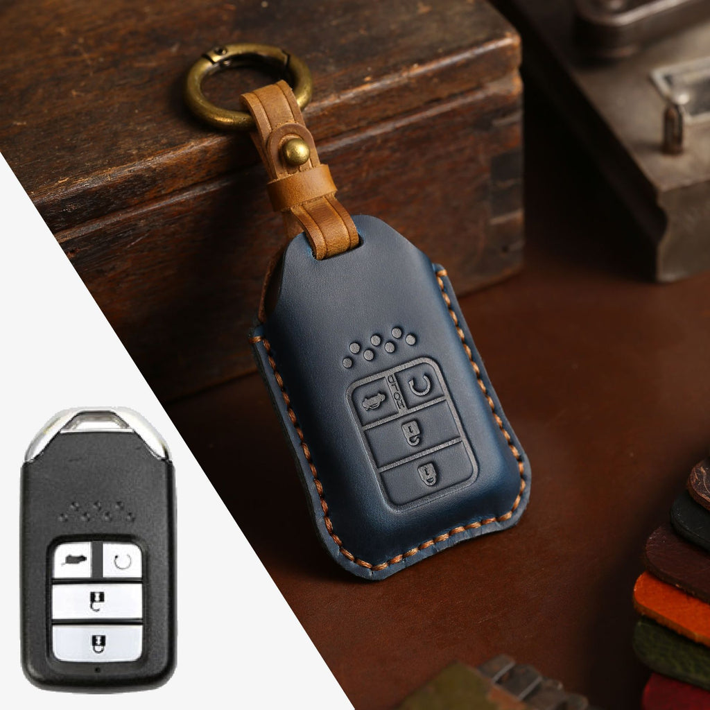 Coque de clé de voiture en cuir complet