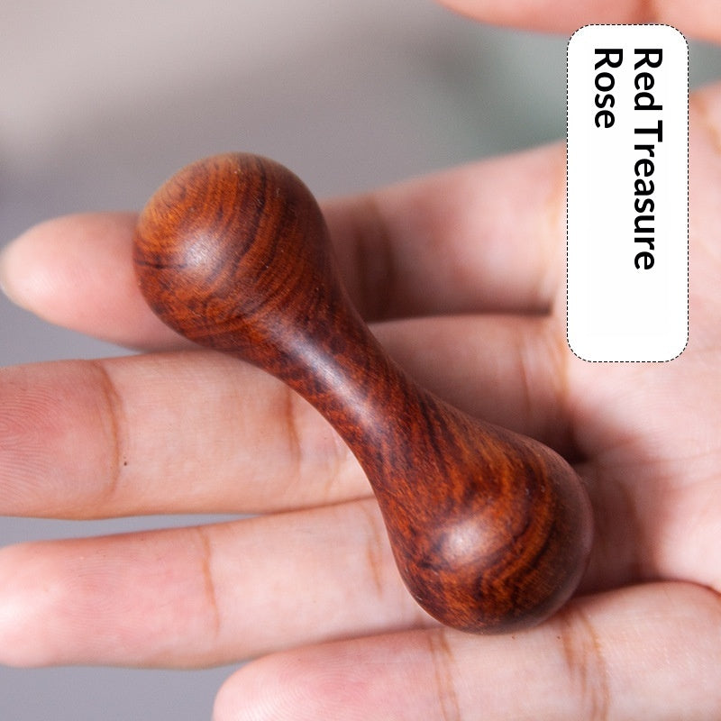 Fingertip Dumbbell Jouet à main en bois favorise la dextérité du doigt et la relaxation articulaire