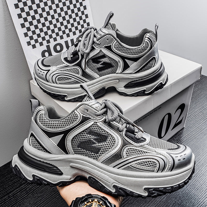 Printemps Automne Hommes Chunky Chaussures de papa