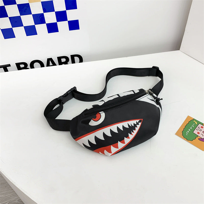 Little Shark Sac à poitrine tendance de mode pour enfants