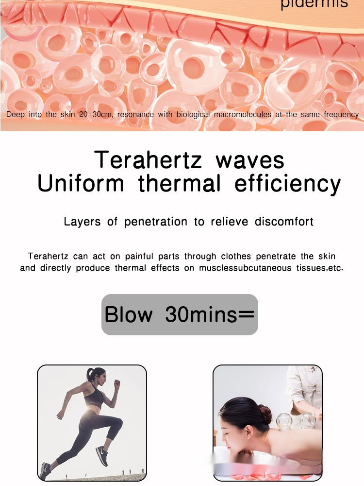 Instrument de physiothérapie Blow Light Wave Pulse Massage Main bouton poussoir Meridian
