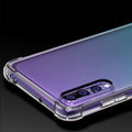 Cas de téléphone mobile anti-chute Transparent Shell Silicone Manche