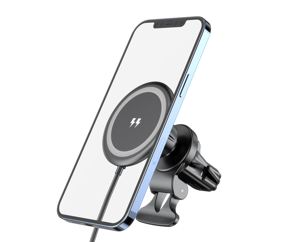 Chargeur sans fil de support magnétique d'aspiration de voiture