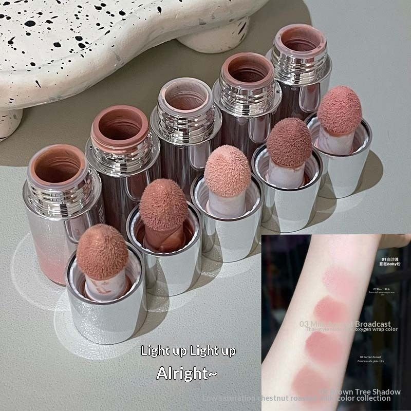 Complexion naturel améliorant la faible saturation Matte multi-utilisation liquide Blush