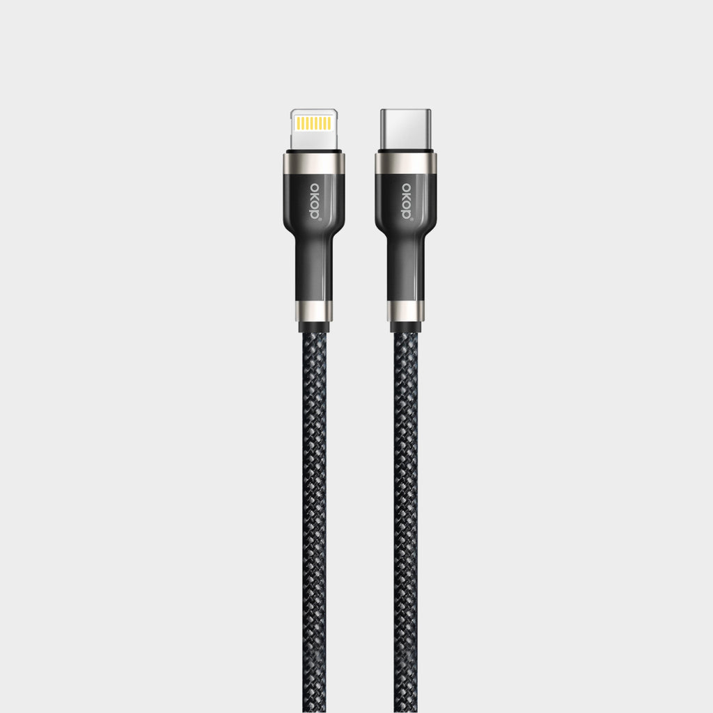 KP-318 Câble de données à charge rapide de 65W tressé Protection contre les surcharges durables Type-C Compatibl